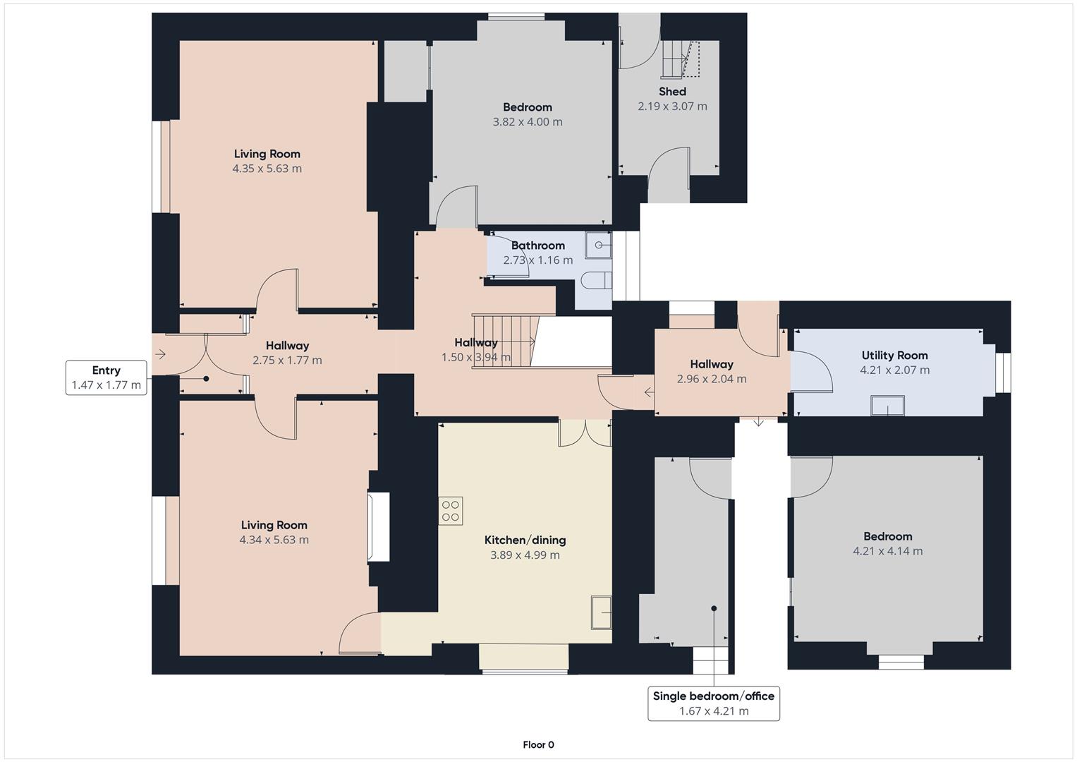 Property details for Flotterston House, Sandwick, Orkney, KW16 3LP
